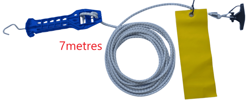 Bungy gate kit, 7 m, single sided
